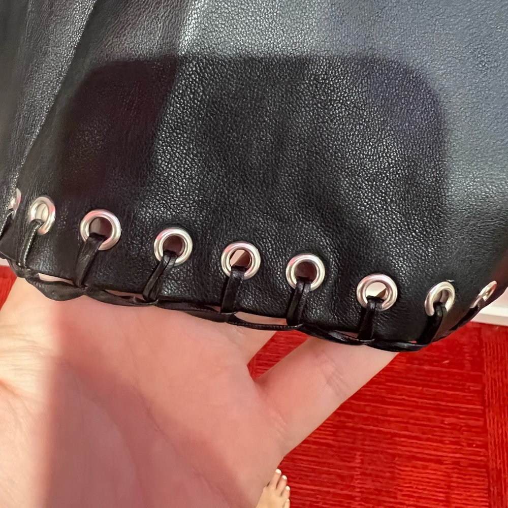 Dex Faux Leather Skirt